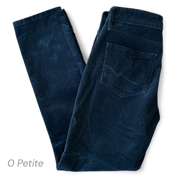 NYDJ Denim - NYDJ Black Corduroy Legging Jeans 0P